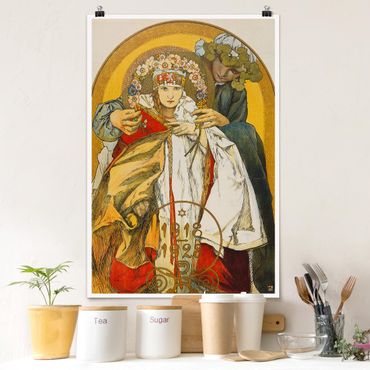 Poster - Alfons Mucha - Plakat Tschechoslowakischen Republik - Hochformat 3:2