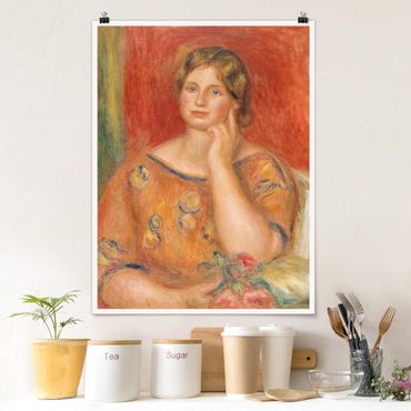 Poster - Auguste Renoir - Frau Osthaus - Hochformat 3:4