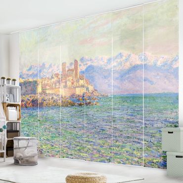 Schiebegardinen Set - Claude Monet - Antibes, Le Fort - Flächenvorhänge