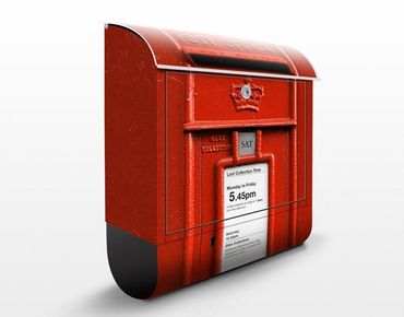 Englischer Briefkasten - Briefkasten in UK - mit Zeitungsfach