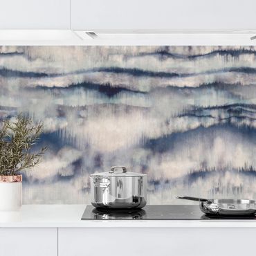Salpicadero cocina adhesivo - Abstract Watercolour Mountains