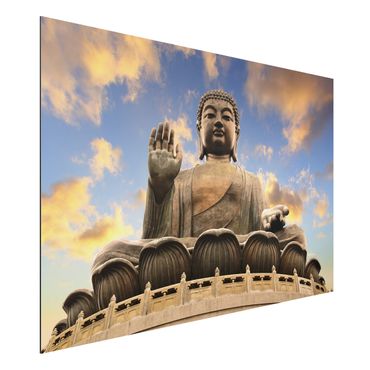 Alu-Dibond Bild - Großer Buddha