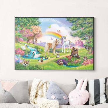 Cuadro intercambiable - Animal Club International - Magical Forest With Unicorn