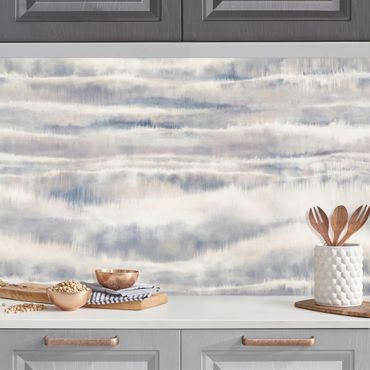 Salpicadero cocina adhesivo - Watercolour Fog Stripes