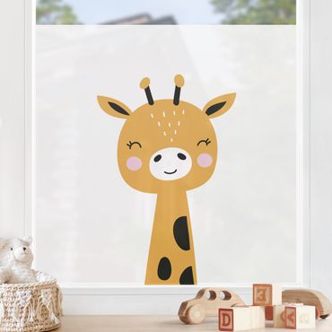 Vinilo para cristales - Baby Giraffe