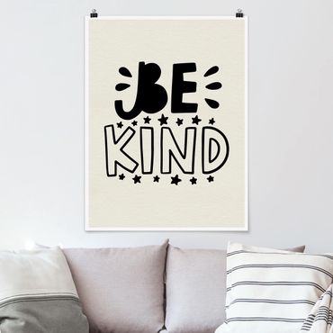 Poster - Be kind - Hochformat 3:4