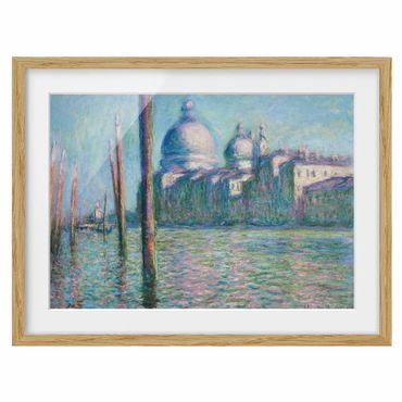 Póster enmarcado - Claude Monet - The Grand Canal