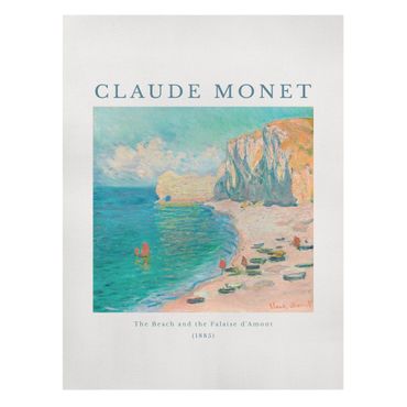 Lienzo - Claude Monet - The Beach