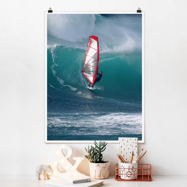 Poster - The Surfer - Hochformat 3:4
