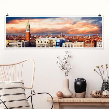Poster - Travelling Venezia - Panorama Querformat