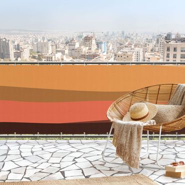 Pantalla de privacidad para balcón - Dunes In Changing Colours