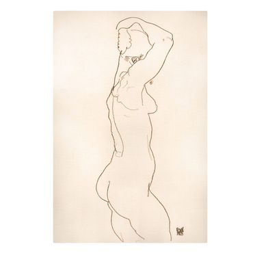 Lienzo - Egon Schiele - Female Nude