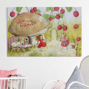 Quadro acústico - Little Strawberry Strawberry Fairy - Beneath The Raspberry Bush