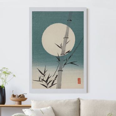 Cuadro acústico - Japanese Drawing Bamboo And Moon