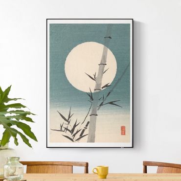 Cuadro acústico intercambiable - Japanese Drawing Bamboo And Moon