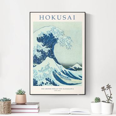 Cuadro acústico intercambiable - Katsushika Hokusai - The Big Wave Of Kanagawa - Museum Edition