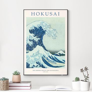 Cuadro intercambiable - Katsushika Hokusai - The Big Wave Of Kanagawa - Museum Edition