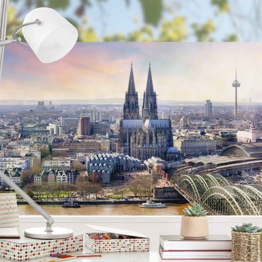 Vinilo para cristales - Cologne skyline with cathedral