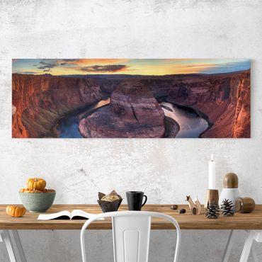 Leinwandbild - Colorado River Glen Canyon - Panorama Quer