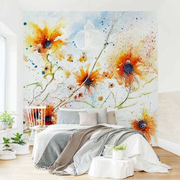 Fotomural - Painted Flowers