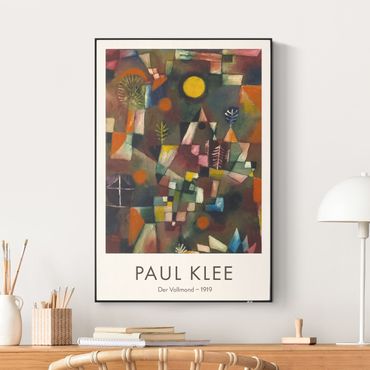 Cuadro acústico intercambiable - Paul Klee - The Full Moon - Museum Edition