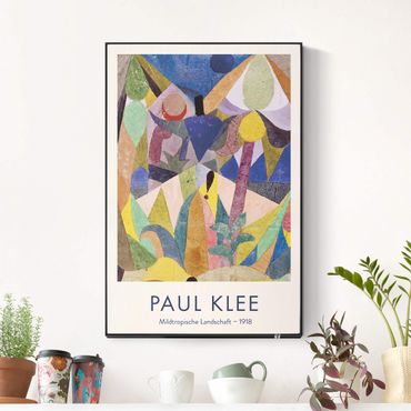 Cuadro acústico intercambiable - Paul Klee - Mild Tropical Landscape - Museum Edition