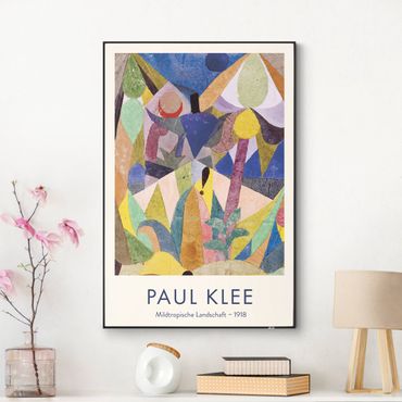 Cuadro intercambiable - Paul Klee - Mild Tropical Landscape - Museum Edition