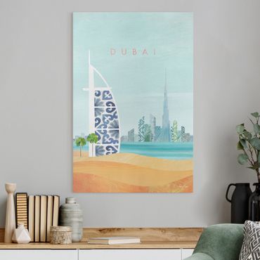 Lienzo - Travel poster - Dubai