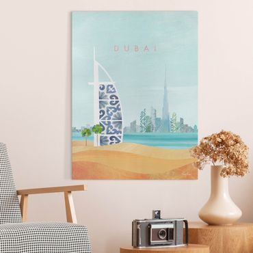 Lienzo - Travel poster - Dubai