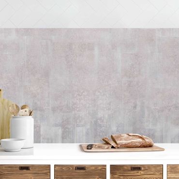Salpicadero cocina adhesivo - Rustic Concrete Pattern Grey