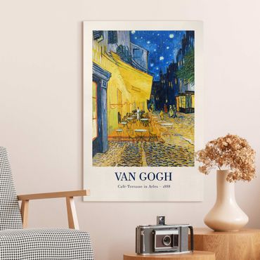 Lienzo - Vincent van Gogh - Cafe Terrace In Arles - Museum Edition