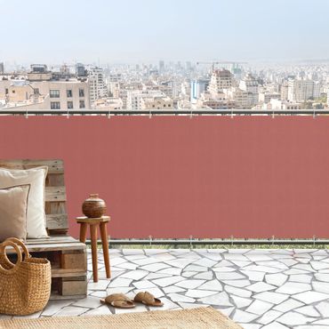 Pantalla de privacidad para balcón - Vintage Red