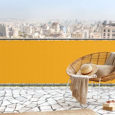 Pantalla de privacidad para balcón - Warm Yellow