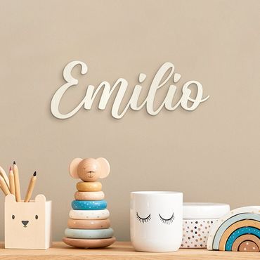 Letrero de madera en 3D para decoración de pared - Custom Text Handlettering