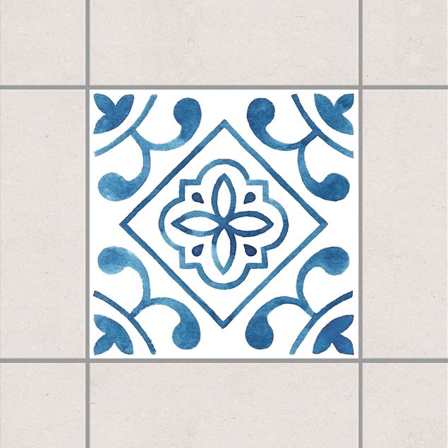 Decoración en la cocina Pattern Blue White Series No.2