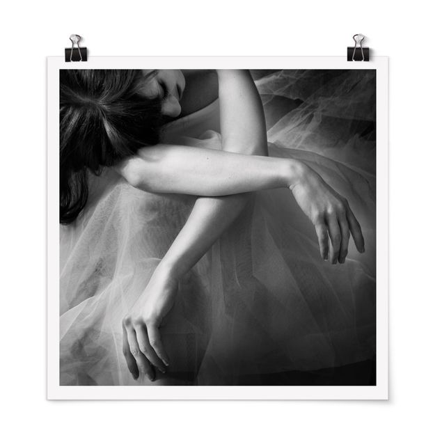 Pósters en blanco y negro The Hands Of A Ballerina