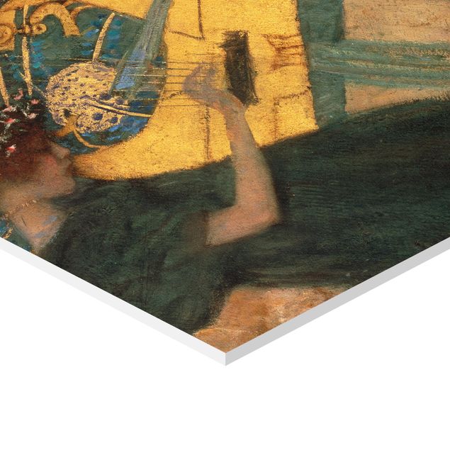 Cuadro verde Gustav Klimt - Music