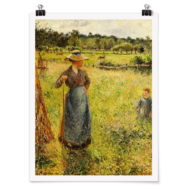 Estilo artístico Post Impresionismo Camille Pissarro - The Haymaker