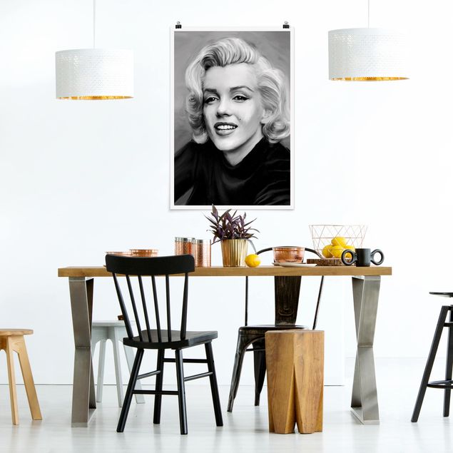 Láminas vintage Marilyn In Private