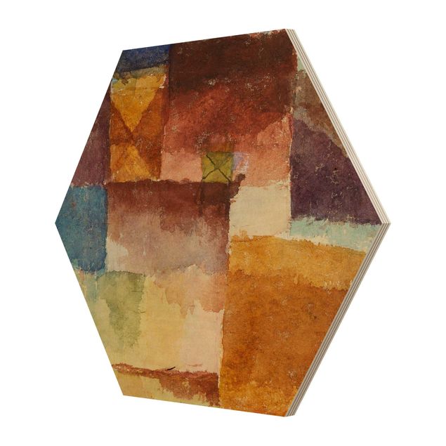 cuadros hexagonales Paul Klee - In the Wasteland