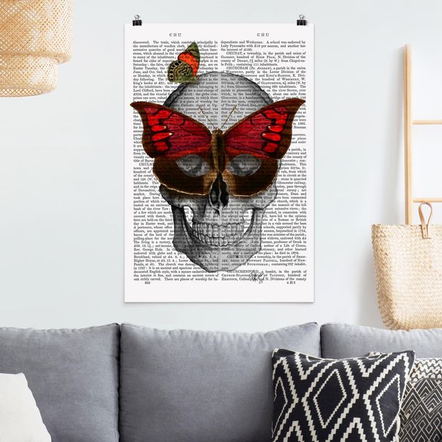 Decoración en la cocina Scary Reading - Butterfly Mask