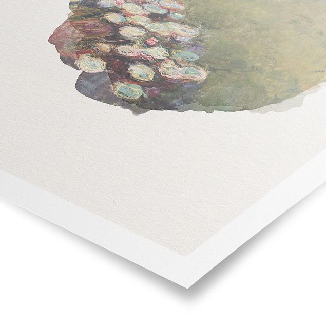 Cuadros de paisajes naturales  WaterColours - Claude Monet - Water Lilies