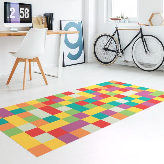 Pasilleros alfombras Colourful Mosaic Circus