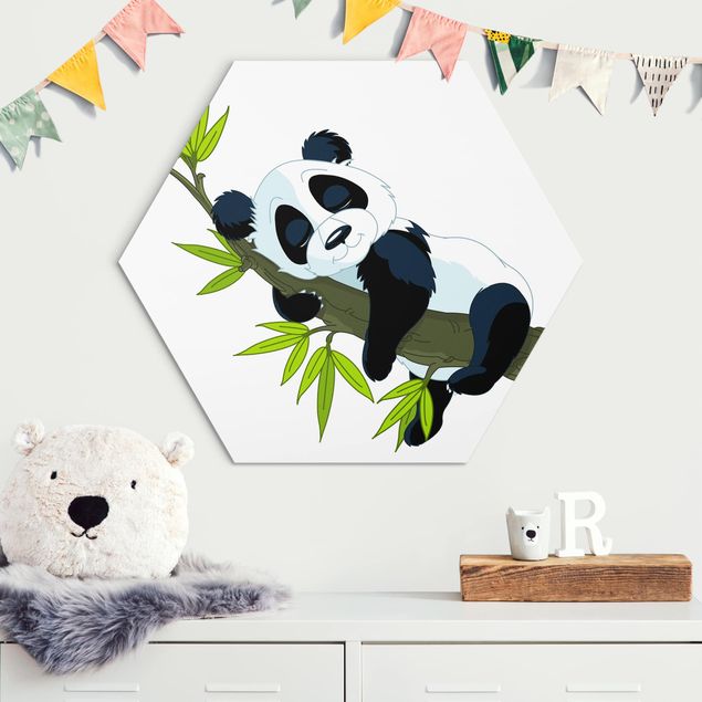 Decoración habitacion bebé Sleeping Panda