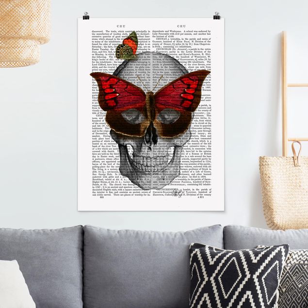Decoración de cocinas Scary Reading - Butterfly Mask