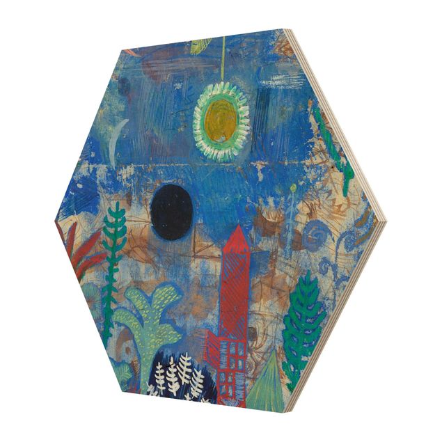 cuadros hexagonales Paul Klee - Sunken Landscape