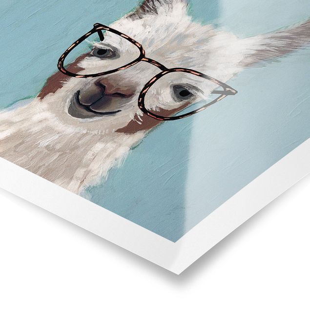 Cuadros de animales Lama With Glasses II