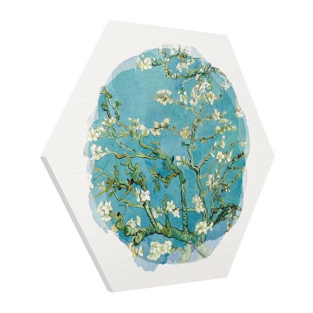 Estilo artístico Post Impresionismo WaterColours - Vincent Van Gogh - Almond Blossom