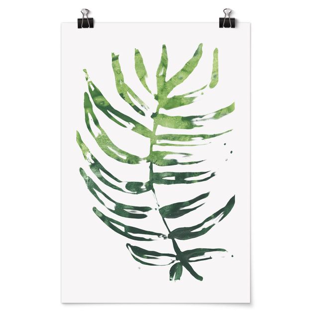 Cuadros flores Tropical Leaves Water Color I