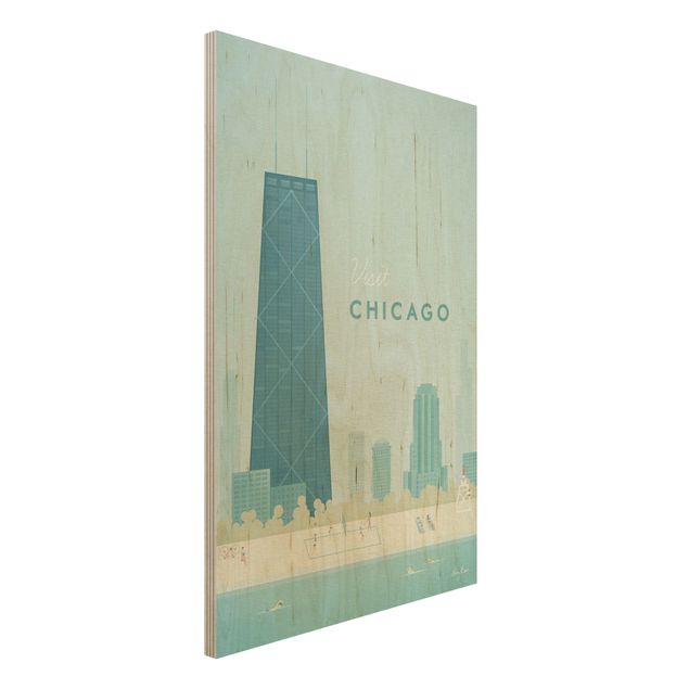 Decoración de cocinas Travel Poster - Chicago